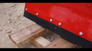 Отвал снеговик с ножами на минитрактор (1.7м)