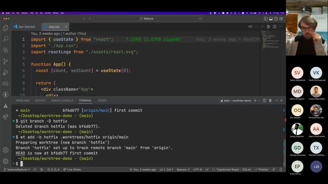 Agile Actors Web Chapter meetup-Git Worktree A Daily Workflow смотреть онлайн