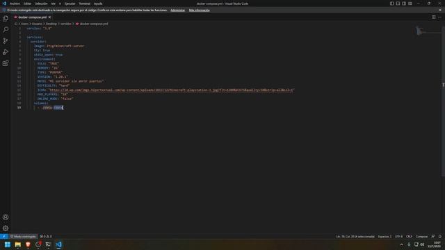Como hacer un servidor de Minecraft sin abrir puertos con docker!! смотреть онлайн