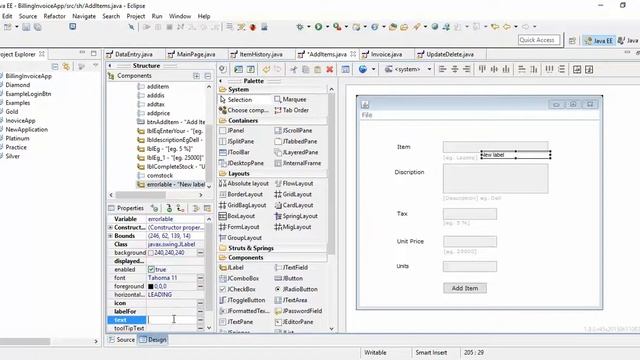 JTextField Validations for JTextField in Java Swing AWT SWT смотреть онлайн