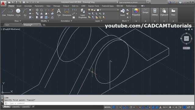 AutoCAD 2016 Isometric Drawing Tutorial for Beginners смотреть онлайн