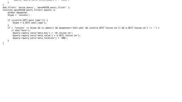 Wordpress: Parse query filter in wordpress and relation смотреть онлайн