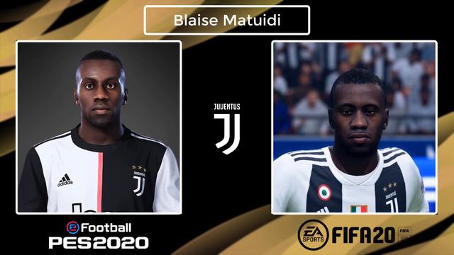 PES 2020 VS FIFA 20 - Juventus FC Player Faces Season 19/20 смотреть онлайн