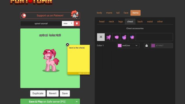 How to make present Spinel on Pony Town! 💞 смотреть онлайн