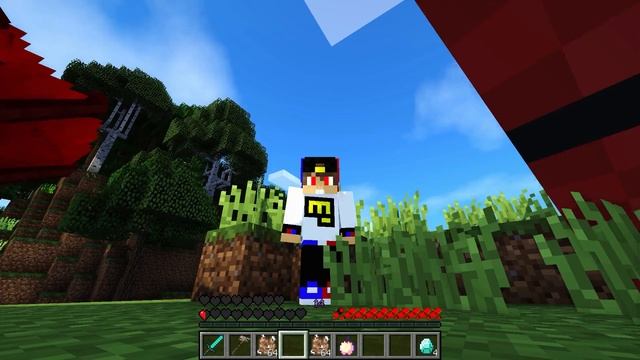 ВАМПИР ДРАКОН ПОДЖОГ ДЕРЕВНЮ ЖИТЕЛЕЙ Майнкрафт Выживание Minecraft смотреть онлайн