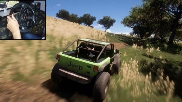 Jeep Trailcat - Forza Horizon 5 | OFFROAD | Steering Wheel Gameplay