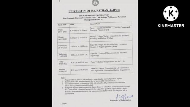 Rajasthan University PG Diploma Exam Date sheet 2022 | How To Prepration For Exam | DTL, DCL, DLL | смотреть онлайн