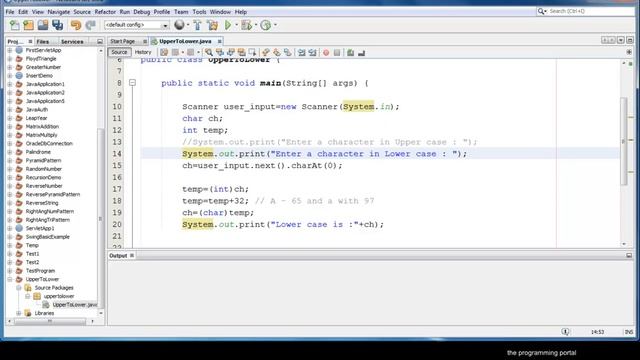 Lowercase Character to Uppercase in Java смотреть онлайн