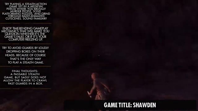 Game of the Week: Shadwen [Shadwen gameplay PC] смотреть онлайн