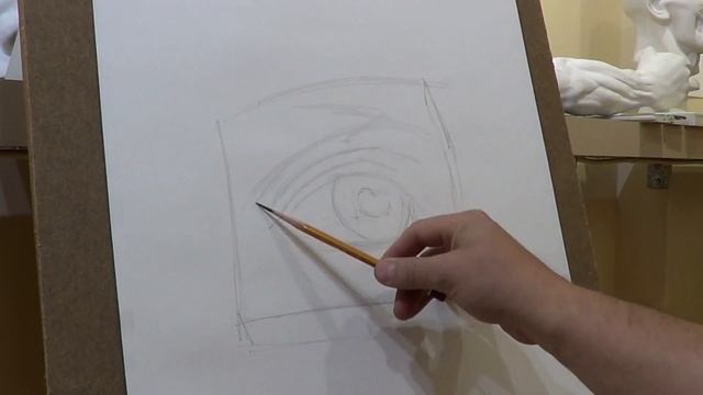 Рисуем Глаз. Студия рисунка. Уроки для начинающих. смотреть онлайн