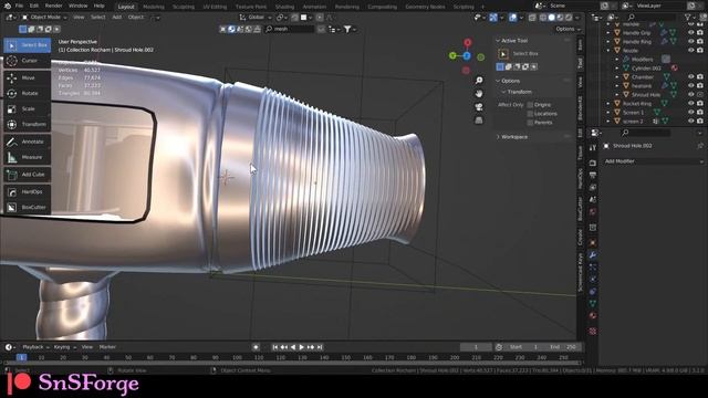 [Day 21] Rocket-powered Hammer | Blender 3.2 | Part 3 смотреть онлайн