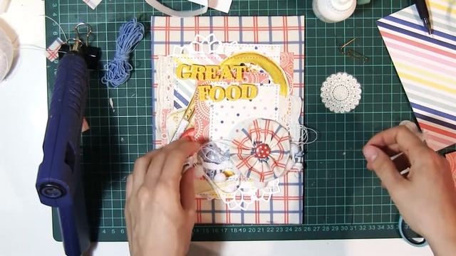 -DIY- Кулинарная книга на подставке | Мастер класс | Часть 2 | tutorial смотреть онлайн