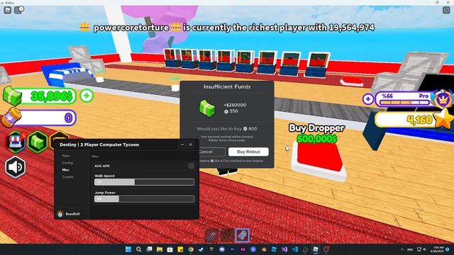 2 Player Computer Tycoon AutoBuild Pastebin | Roblox смотреть онлайн