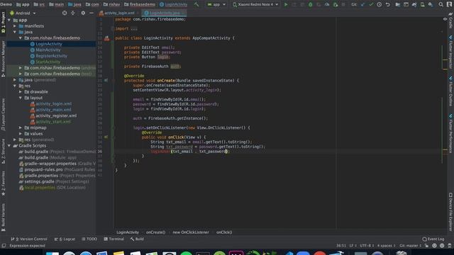 Firebase Android Tutorial 3 - Firebase Login Authentication and Sign Out смотреть онлайн