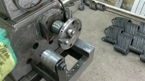 "БУБЛИК" БАРАШЕК на самодельном станке. ХОЛОДНАЯ КОВКА СВОИМИ РУКАМИ