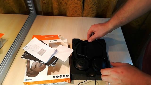 Беспроводные наушники JBL T450BT оригинал/original/Bluetooth смотреть онлайн