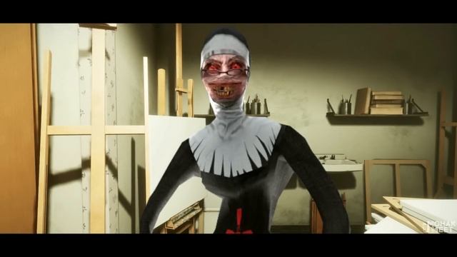 GRANNY VS EVIL NUN - THE BROKEN MASK SHORT FILM : ग्रैनी | CHOO CHOO CHARLES HORROR | MOHAK MEET смотреть онлайн