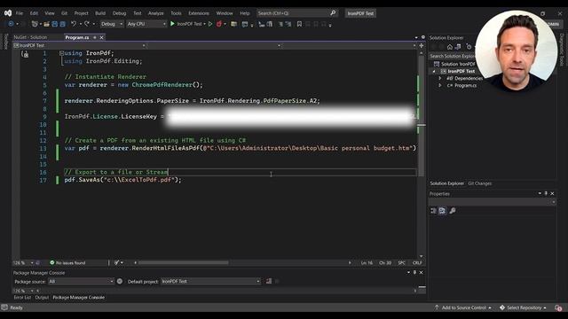 How to Convert Excel Files to PDF in C# смотреть онлайн