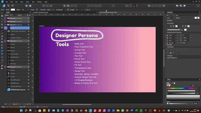 Affinity Designer UI/UX | ROADMAP [Indonesia] | eps. 3 смотреть онлайн