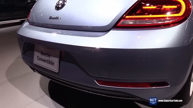 2019 Volkswagen Beetle Convertible - Exterior and Interior Walkaround - 2019 Detroit Auto Show смотреть онлайн