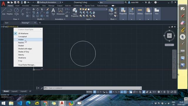 Lesson1 AutoCAD GUI смотреть онлайн