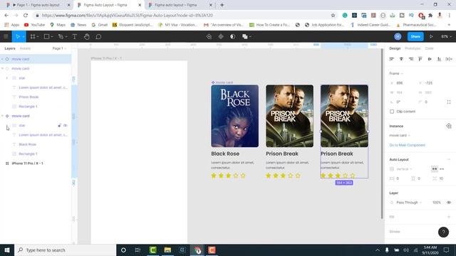 Figma Auto Layout - with practical example building a mobile app ui смотреть онлайн