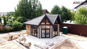 Теплая беседка с мангальной зоной. Подробный разбор.