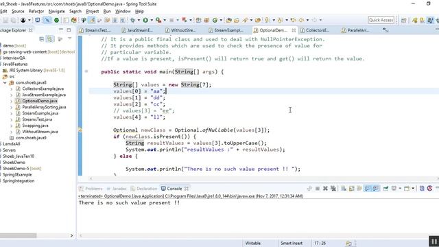 Java 8 Features - 1 Optional Class. смотреть онлайн