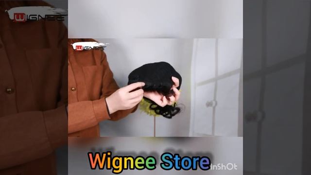 Парик из магазина Wignee Store. Кудрявый парик из натуральных волос. смотреть онлайн