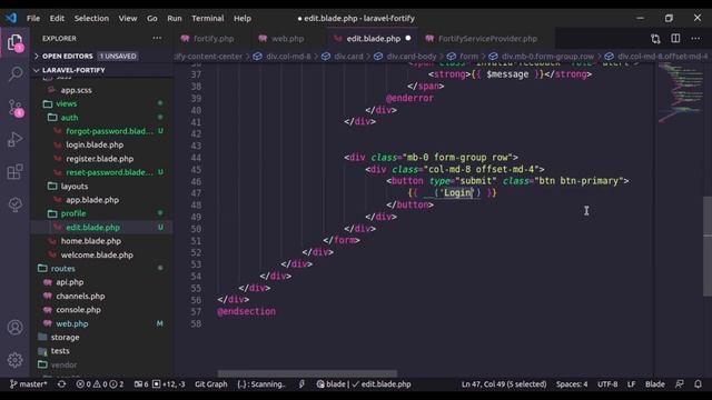 #2: Laravel Fortify Tutorial: Forget Password & User Profile Update смотреть онлайн