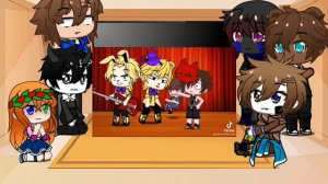 Реакция персонажей из игр на "Семью Афтон".