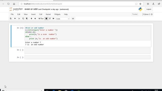 Python(even odd number ) смотреть онлайн