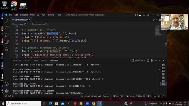Python Regular Expression (re) Module Demo: Mostly sub() but also escape() and compile() смотреть онлайн