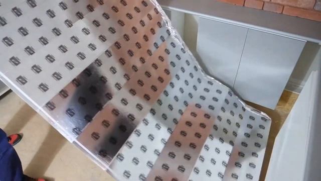 Настил подложки Aqua Secura Aquastop против листовой подложки