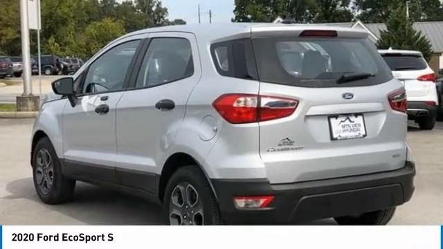 2020 Ford EcoSport S Moondust Silver Metallic in Chattanooga 20382A смотреть онлайн