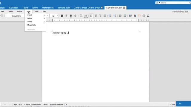 Zimbra 8.8 Demo | Zimbra Docs смотреть онлайн