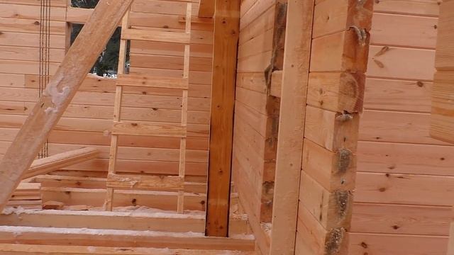 Строим одноэтажный дом из бруса ? смотреть онлайн
