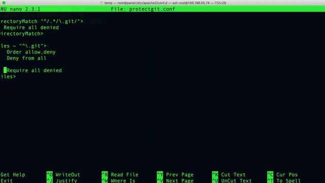 Deny Access to .git Directory and .gitignore File on Apache cPanel смотреть онлайн
