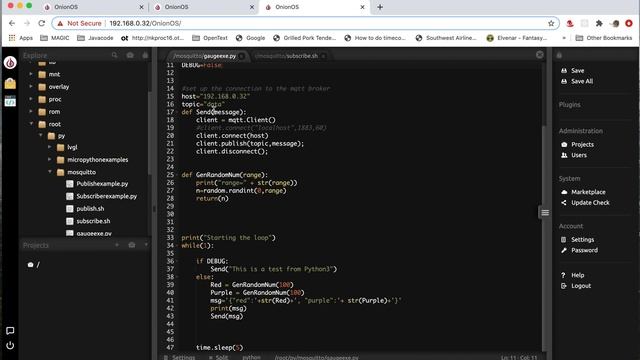 Gauge values published to MQTT broker смотреть онлайн