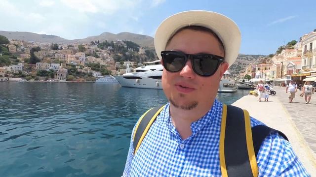 Остров Сими что посмотреть. Symi island. Как добраться из Родоса. Греция в 4К смотреть онлайн