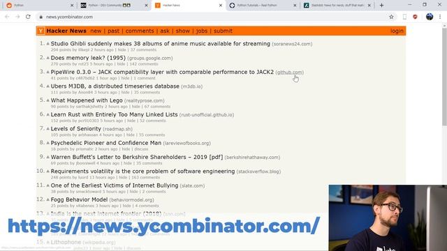 5 Top Sites for the LATEST in Python & Tech смотреть онлайн