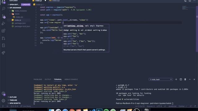 NodeJS Beginner Course #2 - Render HTML From the Server смотреть онлайн