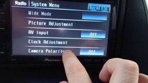 подключение камеры заднего вида pioneer