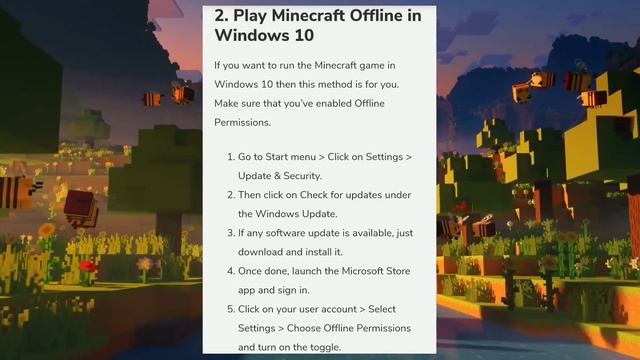 How to play Minecraft offline in Windows 10? смотреть онлайн
