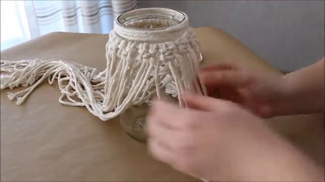How-to Macrame Lantern Tutorial | DIY | easy How to make Boho Macramé Lantern Makramee Windlicht смотреть онлайн