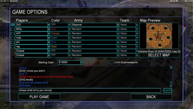 $280 FFA Knock-Out Tournament - Retry round 1 | C&C Generals Zero Hour смотреть онлайн