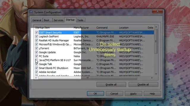 How to disable unnecessary startup items and services смотреть онлайн