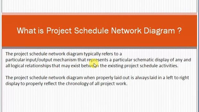 what is Project Schedule Network Diagram ? смотреть онлайн