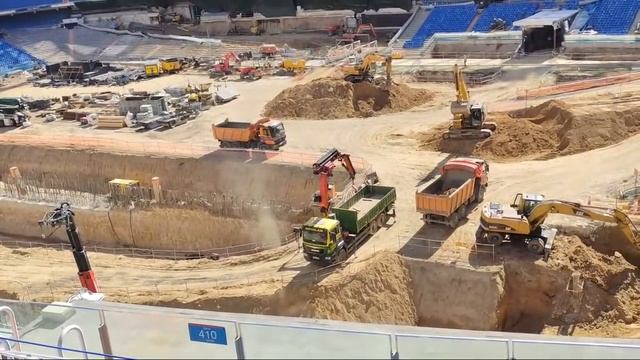 ? Obras del estadio Santiago Bernabéu | Directo desde el interior | 18 de mayo de 2021 ? смотреть онлайн