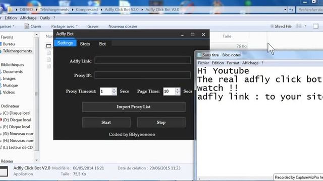 Exclusive Adfly Click Bot v2 0 + Proxy lists 2015 смотреть онлайн